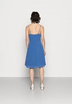 Anna Field STRAPPA FIT AND FLARE - Vestido Informal - Blue, White, Mujer -Anna Field Moda b0f697241e4140cdbe4786a00e02bf55