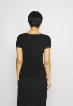 Anna Field Camiseta Básica - Black, Mujer -Anna Field Moda b1077fc7157c47adbcc1cd717e90b7f7