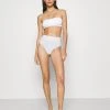 Anna Field 2PP HIGH WAIST THONG - Tanga - White, Mujer