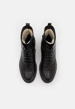 Anna Field LEATHER - Botines Con Plataforma - Black, Mujer -Anna Field Moda b1f7d90506ae4d0bbb1bb0740206be95