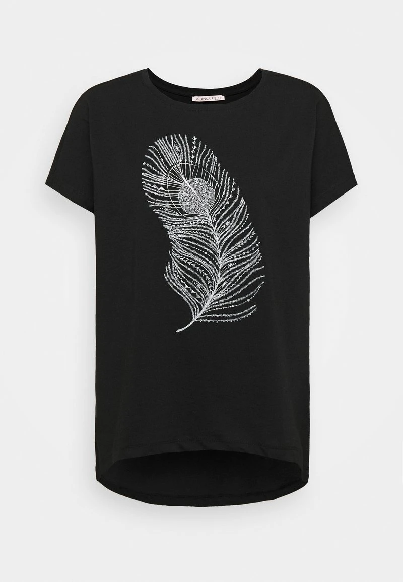 Anna Field Camiseta Estampada - Black, Mujer 7 Anna Field Camiseta Estampada - Black, Mujer - Imagen 5