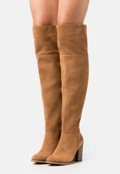 Anna Field Botas Mosqueteras - Cognac, Mujer