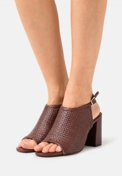 Anna Field LEATHER - Sandalias - Cognac, Mujer