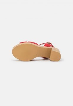 Anna Field LEATHER - Sandalias De Tacón - Red, Mujer -Anna Field Moda b2940d13b5514e8cb2938b69caf5133d