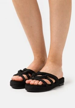 Anna Field Sandalias Planas - Black, Mujer