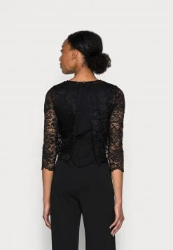 Anna Field Occasion SET - Detacheable Lace Top With V Neck Sleeveless Jumpsuit - Mono - Black, Mujer -Anna Field Moda b7003786cb9040f281e6f6ce228c88c4