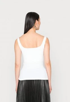 Anna Field MINIMAL TANK WITH SQUARE ROUND NECKLINE - Top - White, Mujer -Anna Field Moda b803a50d1f664b69b9c9dfd9b2a48e4a
