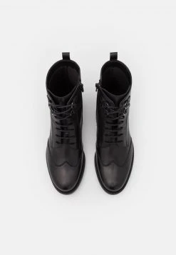 Anna Field LEATHER - Botines Con Cordones - Black, Mujer -Anna Field Moda b939b8d080b843e0b0487e70d78742a3