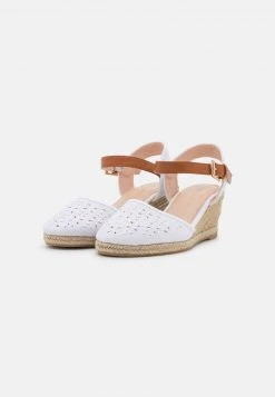 Anna Field Sandalias De Cuña - White, Mujer -Anna Field Moda baa6d1fb2a784e3283fa4da767385a1e
