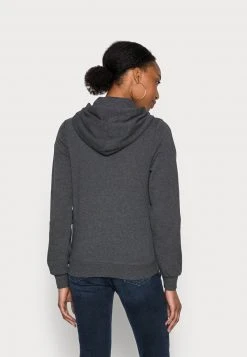 Anna Field SLIM FIT SWEAT JACKET - Sudadera Con Cremallera - Mottled Dark Grey, Mujer 9 Anna Field SLIM FIT SWEAT JACKET - Sudadera Con Cremallera - Mottled Dark Grey, Mujer -Anna Field Moda bb33d689820c481993db56c925008958