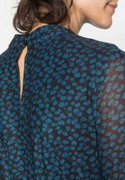 Anna Field MAXI HIGH NECK DRESS - Vestido Largo - Black/dark Blue, Mujer -Anna Field Moda bd0027713fb449798173e04cb0aac969