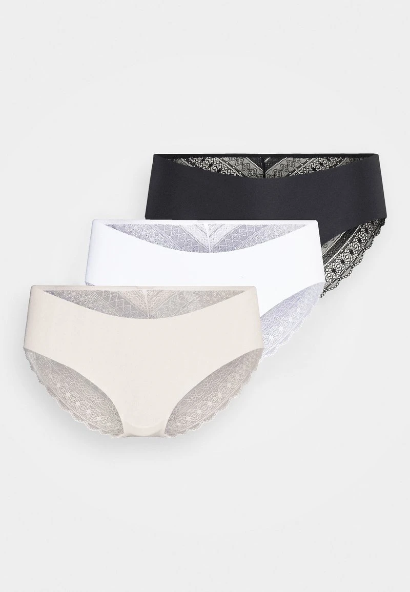 Anna Field FROLICE 3PP SHORT - Braguitas - Black/nude/white, Mujer 8 Anna Field FROLICE 3PP SHORT - Braguitas - Black/nude/white, Mujer - Imagen 6