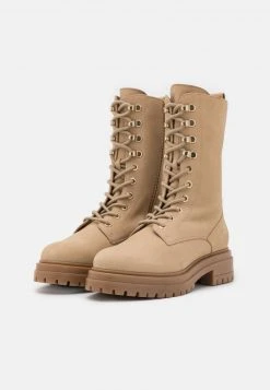 Anna Field LEATHER - Botas Con Plataforma - Beige, Mujer -Anna Field Moda be8fd60ac4484a11913bf4cc4d0b3bc7