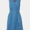 Anna Field Vestido Vaquero - Light Blue Denim, Mujer -Anna Field Moda bec354fe58354d5987526be19deeb212
