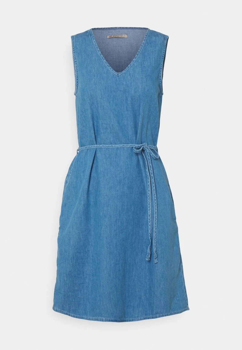 Anna Field Vestido Vaquero - Light Blue Denim, Mujer 3 Anna Field Vestido Vaquero - Light Blue Denim, Mujer