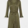 Anna Field Vestido Camisero - Khaki, Mujer