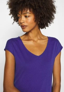 Anna Field Camiseta Básica - Clematis Blue, Mujer -Anna Field Moda bedc3f6637fb4a7e9a973319eabdcafe