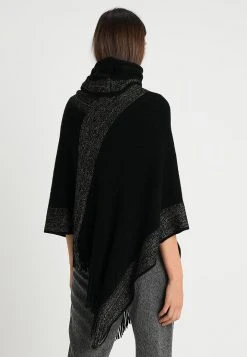 Anna Field Poncho - Black/gold, Mujer -Anna Field Moda bf79251e4aab47ef8f285a75c3b22a5b