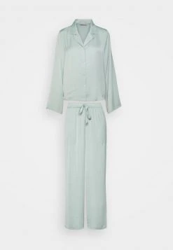 Anna Field HAMMERED SATIN PJ SET - Pijama - Green, Mujer -Anna Field Moda bf8fc208fbf642ff9ed976fb040d5782