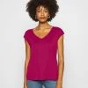 Anna Field Camiseta Básica - Berry, Mujer -Anna Field Moda c011120b916c4188a414fa4ea23e5fa7