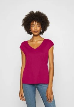 Anna Field Camiseta Básica - Berry, Mujer