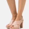 Anna Field LEATHER - Sandalias De Tacón - Light Pink, Mujer
