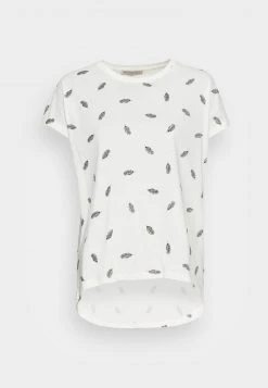 Anna Field MANDALA FEATHER TEE - Camiseta Estampada - White, Mujer -Anna Field Moda c17f2f054c2d47ae9790c9ccfe4111c1