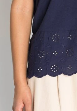 Anna Field Camiseta Básica - Dark Blue, Mujer -Anna Field Moda c2fd1ca80872472a8271c6866732bf66