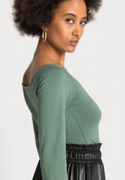 Anna Field Camiseta De Manga Larga - Light Green, Mujer -Anna Field Moda c3b4a35f9b3343feb7a6dde21ada77cb