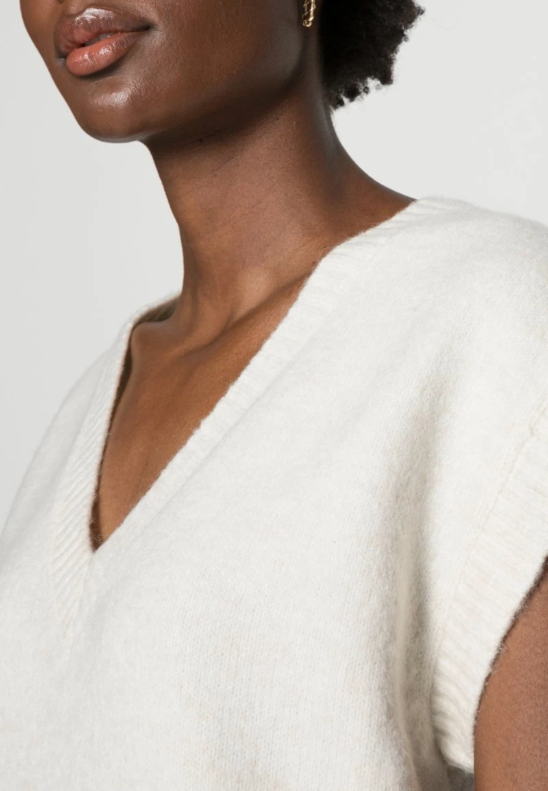 Anna Field V NECK VEST - Jersey De Punto - Beige, Mujer 7 Anna Field V NECK VEST - Jersey De Punto - Beige, Mujer - Imagen 5