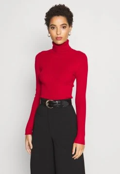 Anna Field TURTLE NECK - Jersey De Punto - Red, Mujer