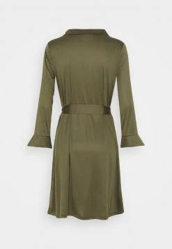 Anna Field Vestido Camisero - Khaki, Mujer -Anna Field Moda c6d0fcc54b094f9d923bdfbd398a6e52