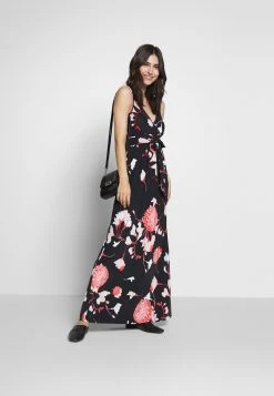 Anna Field Vestido Largo - Black/pink, Mujer 9 Anna Field Vestido Largo - Black/pink, Mujer -Anna Field Moda c7060adacbd349b8a57c1213f56253d9
