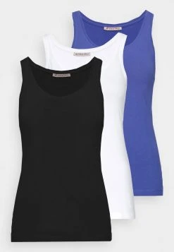 Anna Field BASIC TANK 3er Pack - Top - Black/white/light Blue, Mujer -Anna Field Moda c780801dbea34425a98b68a18f0e2ec8