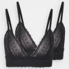 Anna Field 2 Pack Greer Lace Bralette - Sujetador Sin Aros - Black, Mujer 2 Anna Field 2 Pack Greer Lace Bralette - Sujetador Sin Aros - Black, Mujer -Anna Field Moda c96a8296f4394b0ca81784b37f6438b1