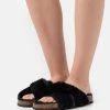 Anna Field Sandalias Planas - Black, Mujer