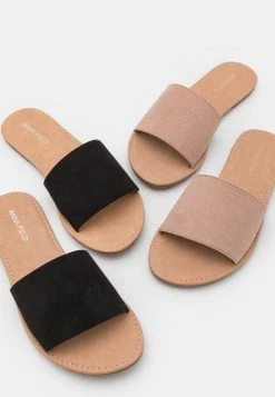Anna Field 2 PACK - Sandalias Planas - Black/light Pink, Mujer -Anna Field Moda cd01a2eca5534b25b701cb0241001eba
