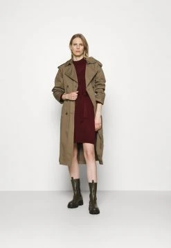 Anna Field Vestido De Tubo - Dark Red, Mujer -Anna Field Moda cd1cf1f875f24d398854de04ff2ab417