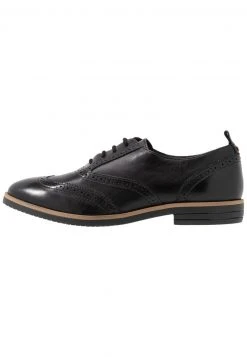 Anna Field LEATHER FLAT SHOES - Zapatos De Vestir - Black, Mujer -Anna Field Moda ce9cb6ae29194cb6af1ac2b757fb3d8a