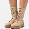 Anna Field LEATHER - Botas Con Plataforma - Beige, Mujer -Anna Field Moda cf778f529f5b41ed9db608354dbe002a