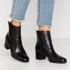 Anna Field LEATHER BOOTIES - Botines - Black, Mujer -Anna Field Moda cfca3228ffe441198ab05664862031f4