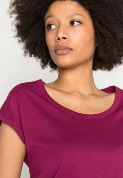 Anna Field Camiseta Básica - Dark Red, Mujer -Anna Field Moda d07d299436804df392f87961d16b90ab