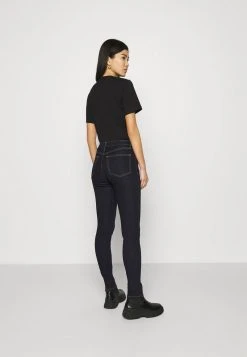 Anna Field Vaqueros Slim Fit - Dark Blue Denim, Mujer -Anna Field Moda d08114f8f6b84d559630aadd8078089d
