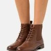 Anna Field COMFORT - Botines Con Cordones - Cognac, Mujer