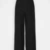 Anna Field Basic Wide Leg Pants - Pantalones - Black, Mujer -Anna Field Moda d1471c499d4e470f8b5e397291a09d67