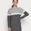 Anna Field Vestido De Punto - Black/grey, Mujer -Anna Field Moda d44fe13b1bd94610a9c74fa296a0f273