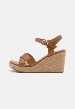Anna Field LEATHER - Sandalias De Tacón - Cognac, Mujer -Anna Field Moda d4a812a3a247441088fe6d08c1005714