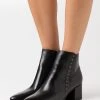 Anna Field LEATHER - Botines - Black, Mujer