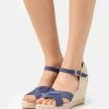 Anna Field LEATHER - Sandalias Con Plataforma - Dark Blue, Mujer -Anna Field Moda d61a0ba2ca574871ac6c53635e707c11