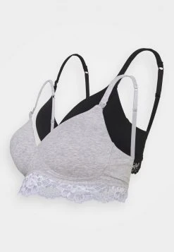 Anna Field 2PP MATERNITY BRA - Sujetador Básico - Grey, Mujer